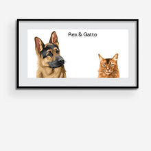 Φόρτωση εικόνας στο εργαλείο προβολής Συλλογής, Πορτραίτο Κατοικίδιου - Πόστερ με κάδρο