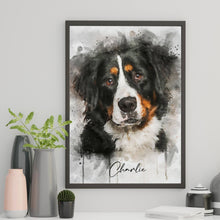 Φόρτωση εικόνας στο εργαλείο προβολής Συλλογής, Πορτραίτο Κατοικίδιου - Νερομπογιά